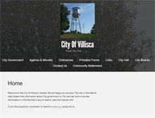 Tablet Screenshot of cityofvillisca.com